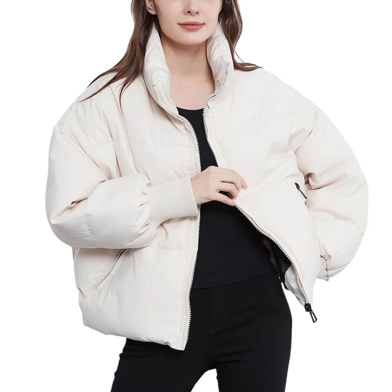 Winter Puffer Jacket Ladies Warm Hooded Cotton-padded Clothes Women Slim Long Down Winter Women Coats