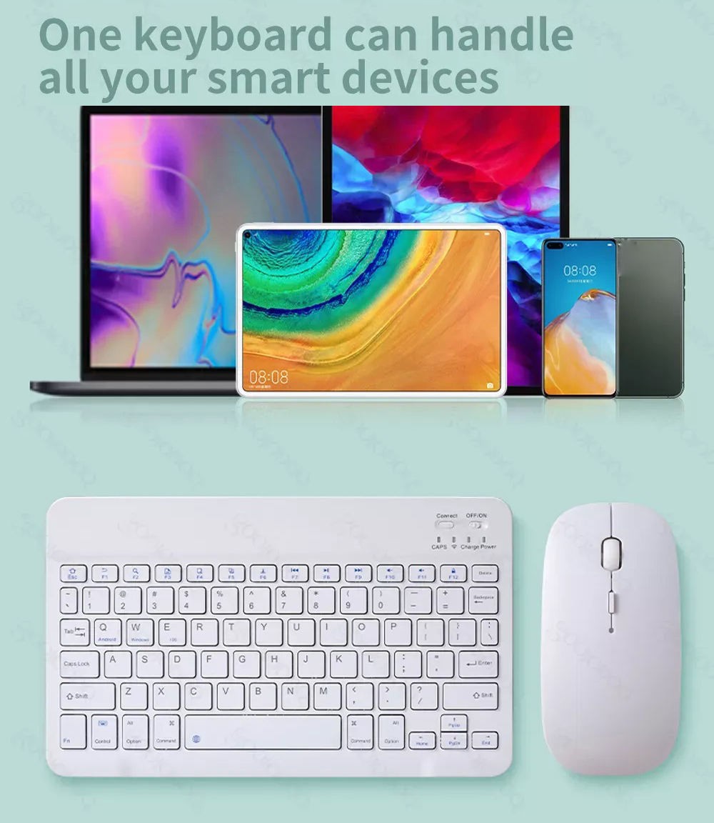 Computer Accessories Keyboard and Mouse Computer Full Set 78keys ultra Thin Mini Wireless Keyboard and Mouse Combo