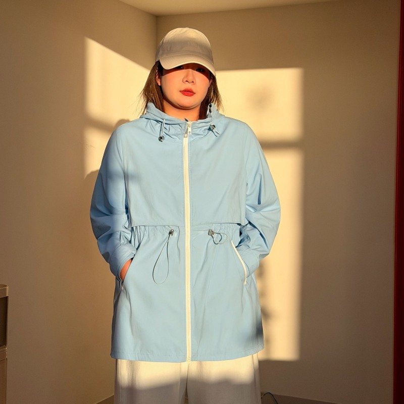 Spring and Autumn Outdoor Leisure Water-Resistant Loose-Fitting Softshell Large Size Women's Coat