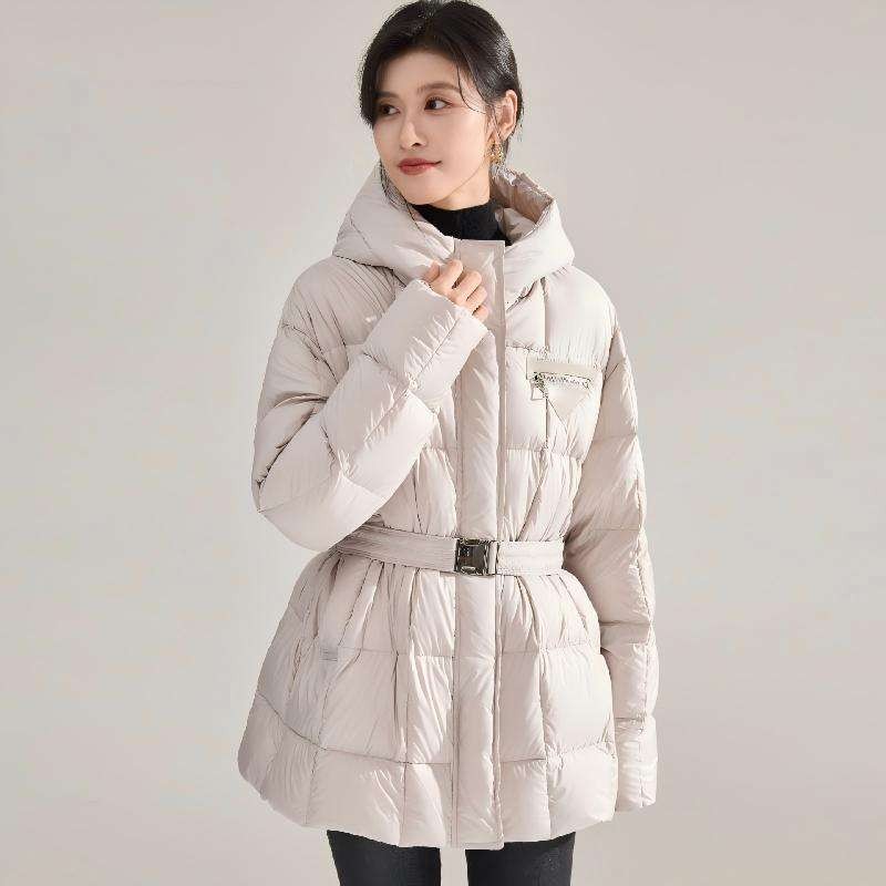 Women's Puffer Jacket Winter Warm Clothing Slim Fit Long Women's Down Coat