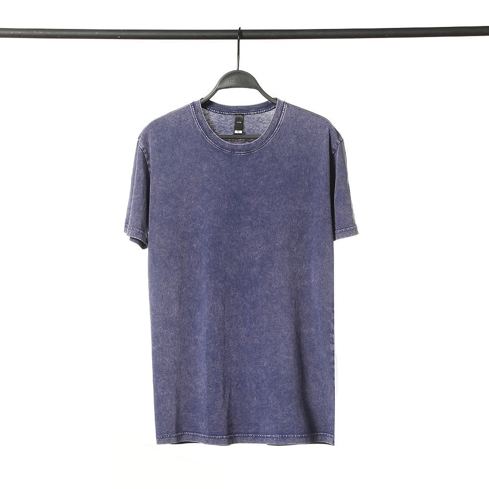 160 Grams Combed Cotton Jersey Casual Men's T-shirt Short Sleeve Knitted Custom Color O-neck T-shirt for Men